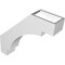 Ekena Millwork 3 1/2-in. W x 16-in. D x 16-in. H Merced Architectural Grade PVC Knee Brace BRCP035X16X16MRC - alternate 3